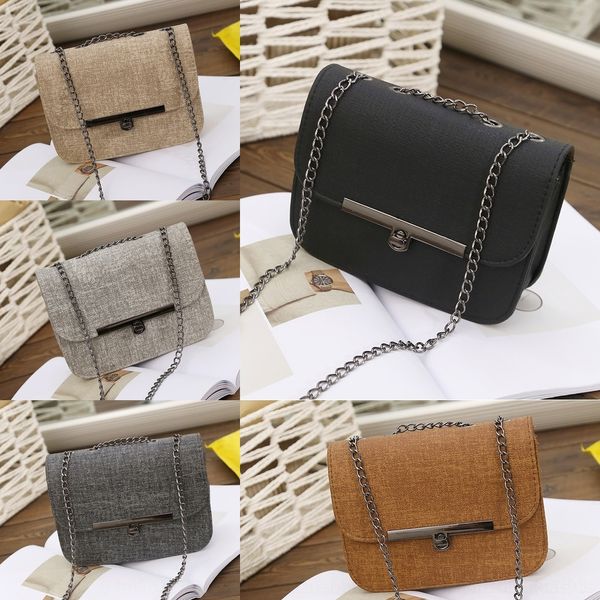 cgihk women's shoulder small woolen mobile phone 2020 bag square swivel lock chain small square korean style fashion shoulder messenger
