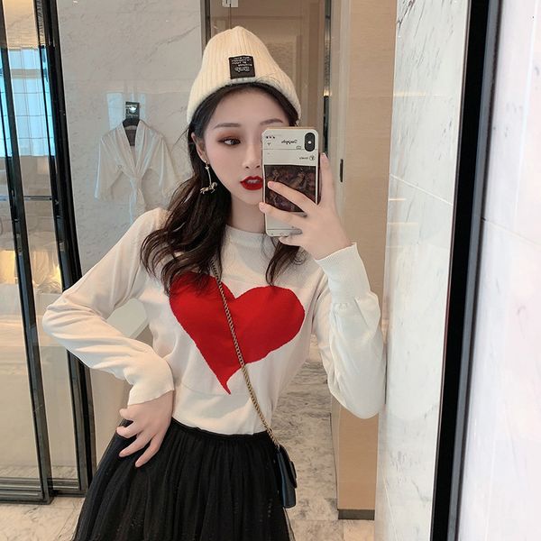 autumn 2020 new girls love t-shirt pullover loose bottoming shirt thin long sleeve women's wear
autumn 2020 new girls love t-shirt pullover loose bottoming shirt thin long sleeve women's wear