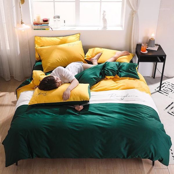 nordic big stripe bedding set duvet quilt cover flat sheet linen 100%cotton king bedclothes solid color blocking simple1
nordic big stripe bedding set duvet quilt cover flat sheet linen 100%cotton king bedclothes solid color blocking simple1