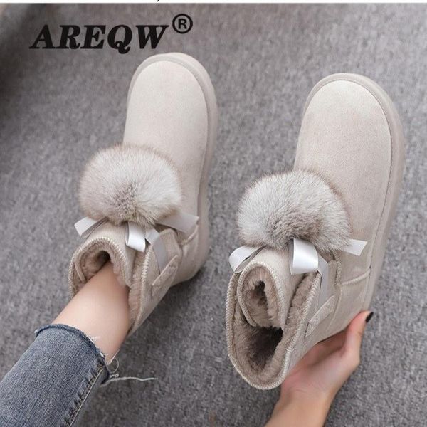 snow boots women fur ankle boots women flat platform winter warm shoes short booties 2020 zapatos mujer, Black
snow boots women fur ankle boots women flat platform winter warm shoes short booties 2020 zapatos mujer, Black