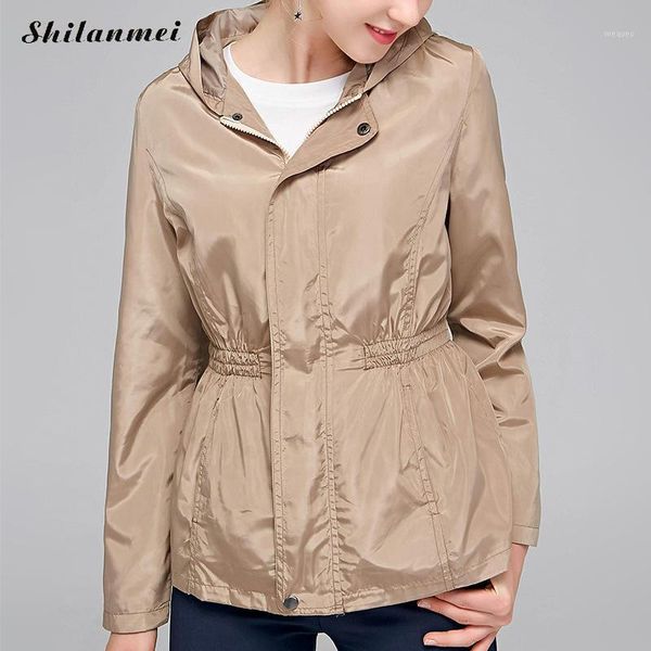 2019 women waterproof autumn trench coat slim solid color trench coats women casual zipper hooded coats anoraks feminine black1, Tan;black
2019 women waterproof autumn trench coat slim solid color trench coats women casual zipper hooded coats anoraks feminine black1, Tan;black