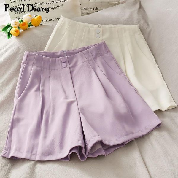 pearl diary tailored shorts women high rise waist pleated shorts button front wide leg office lady clothing elegant short pant1, White;black
pearl diary tailored shorts women high rise waist pleated shorts button front wide leg office lady clothing elegant short pant1, White;black
