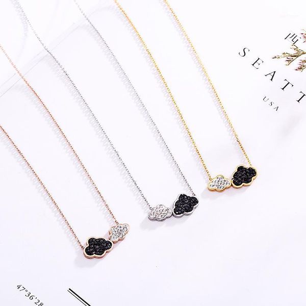 fashion jewelry ,titanium jewelry,versatile stylish, black and white cloud titanium steel necklace1, Silver
fashion jewelry ,titanium jewelry,versatile stylish, black and white cloud titanium steel necklace1, Silver