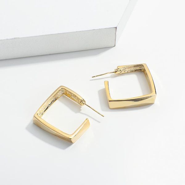 aensoa glossy gold color metal square hoop earrings for women girl trendy earrings hoop statement, Golden;silver
aensoa glossy gold color metal square hoop earrings for women girl trendy earrings hoop statement, Golden;silver