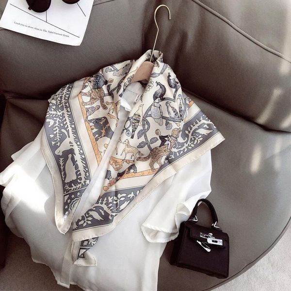 ouoi matching shirt square scarf silk scarf belt headband small women head headwraps for women designer, Blue;gray
ouoi matching shirt square scarf silk scarf belt headband small women head headwraps for women designer, Blue;gray