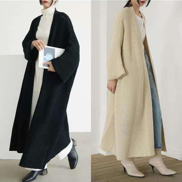korean fashion batwing sleeve long cardigan trench coat for women loose knitting spring autumn sweaters clothes korean p59, White
korean fashion batwing sleeve long cardigan trench coat for women loose knitting spring autumn sweaters clothes korean p59, White