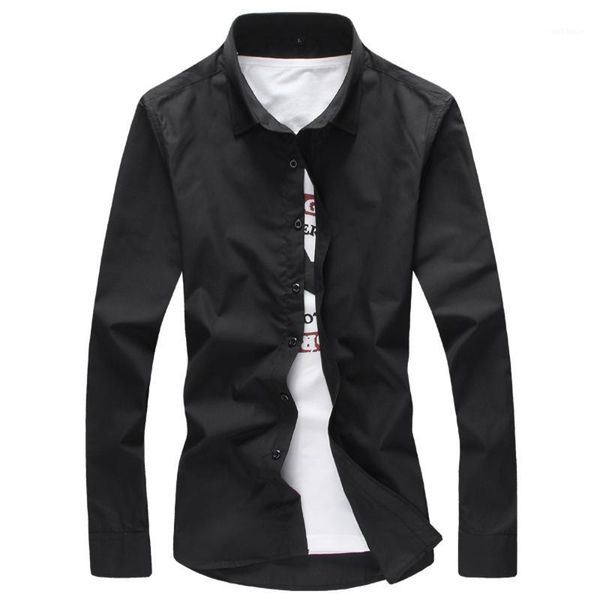 2017 spring summer mens solid long sleeve black shirts mens summer clothes1, White;black
2017 spring summer mens solid long sleeve black shirts mens summer clothes1, White;black