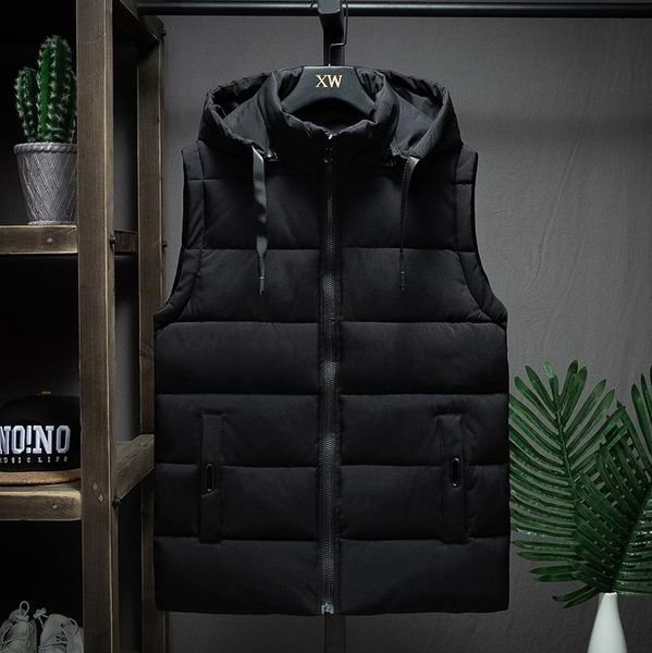 winter sleeveless jacket men casual down vest men warm thick hooded coats male cotton pad men's work waistcoat gilet homme -4xl, Black;white
winter sleeveless jacket men casual down vest men warm thick hooded coats male cotton pad men's work waistcoat gilet homme -4xl, Black;white
