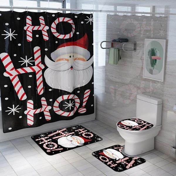 shower curtains 4 pcs cute christmas santa claus non slip curtain pedestal rug lid toilet cover mat bath set for bathroom decor hh41
shower curtains 4 pcs cute christmas santa claus non slip curtain pedestal rug lid toilet cover mat bath set for bathroom decor hh41
