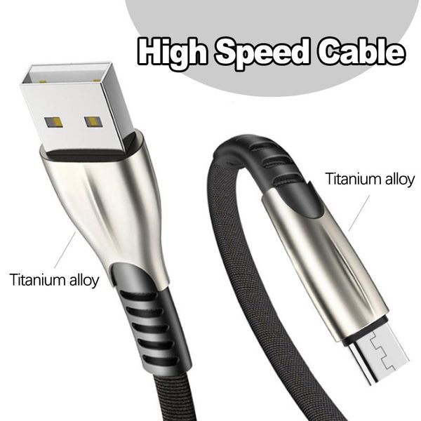 titanium alloy high speed 2.4a usb cable fast charger micro usb type c charging cables 1m 2m 3m
titanium alloy high speed 2.4a usb cable fast charger micro usb type c charging cables 1m 2m 3m