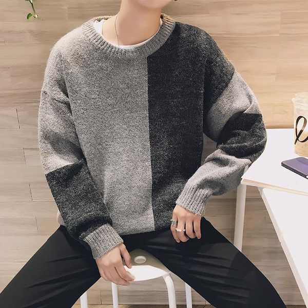 2021 autumn winter men's jersey version of kong style round male warm coat student sweater chqt, White;black
2021 autumn winter men's jersey version of kong style round male warm coat student sweater chqt, White;black