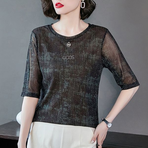 t- t- shirt women's fall 2020 new loose bright silk screen mid sleeve ins fashionable and foreign style small shirt fdtvh, White
t- t- shirt women's fall 2020 new loose bright silk screen mid sleeve ins fashionable and foreign style small shirt fdtvh, White