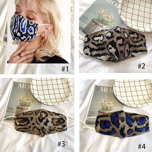 fashion bling bling leopard sequins face mask dustproof mouth masks washable reusable women face mask adjustable designer masks
fashion bling bling leopard sequins face mask dustproof mouth masks washable reusable women face mask adjustable designer masks