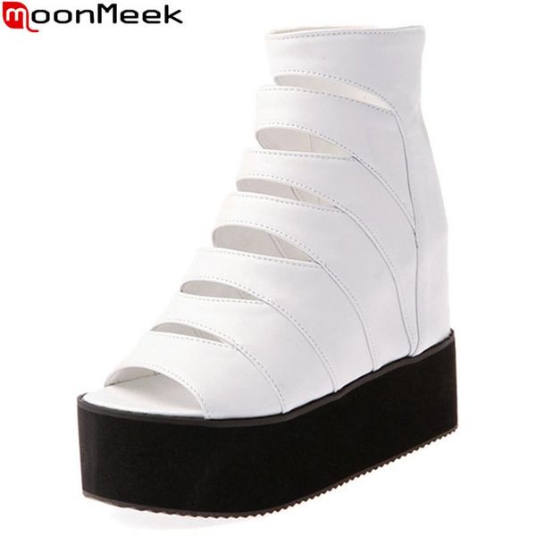 moonmeek 2020 large size 33-42 fashion platform shoes woman pu leather solid color summer women pumps party shoes white pink, Black
moonmeek 2020 large size 33-42 fashion platform shoes woman pu leather solid color summer women pumps party shoes white pink, Black