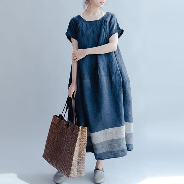 casual dresses -5xl zanzea women stripe square collar short sleeve summer baggy cotton linen splice work long vestido vintage party midi dr, Black;gray
casual dresses -5xl zanzea women stripe square collar short sleeve summer baggy cotton linen splice work long vestido vintage party midi dr, Black;gray
