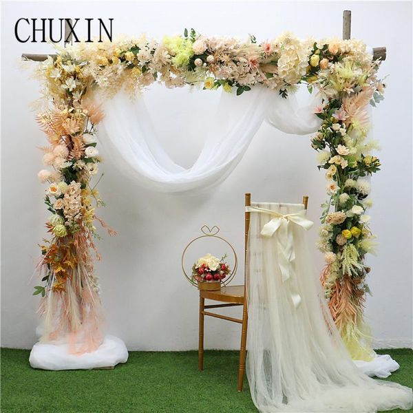 a variety of styles champagne series wedding artificial flowers home l diy floral christmas arch flower row material decor
a variety of styles champagne series wedding artificial flowers home l diy floral christmas arch flower row material decor