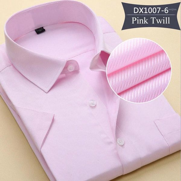 men shirt summer short sleeve twill solid color plus size men dress pink white purple blue green male shirt 8xl 7xl 6xl 5xl1, White;black
men shirt summer short sleeve twill solid color plus size men dress pink white purple blue green male shirt 8xl 7xl 6xl 5xl1, White;black