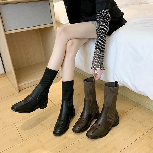 goohojio 2020 круглого носок лодыжка носок boots женщины осень всего матч pant модных площади каблук женских дамы плоской загрузочный размер, Black
goohojio 2020 круглого носок лодыжка носок boots женщины осень всего матч pant модных площади каблук женских дамы плоской загрузочный размер, Black