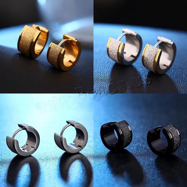 fashion frosted small huggie earrings stainless steel silver gold black round sand matte surface hoop huggie earrings for men women, Golden;silver
fashion frosted small huggie earrings stainless steel silver gold black round sand matte surface hoop huggie earrings for men women, Golden;silver