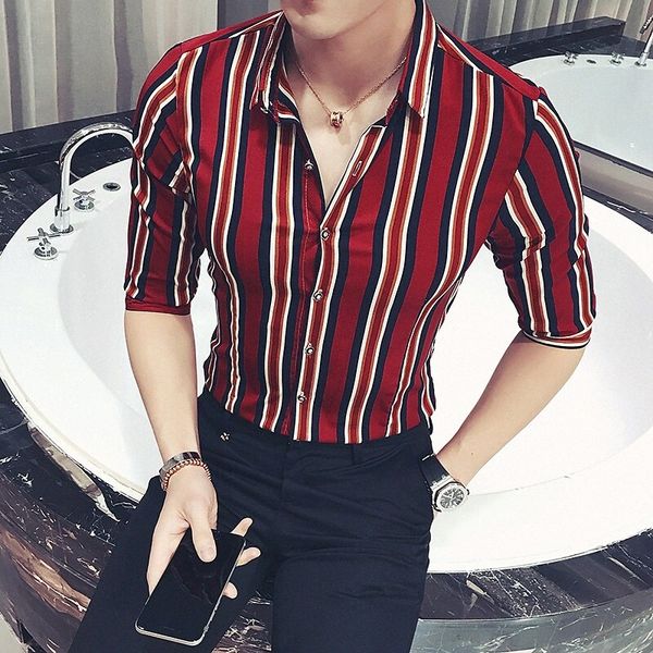 men's shirt striped color block shirt collar daily going out long sleeve basic elegant black red / skinny 36xq#, White;black
men's shirt striped color block shirt collar daily going out long sleeve basic elegant black red / skinny 36xq#, White;black