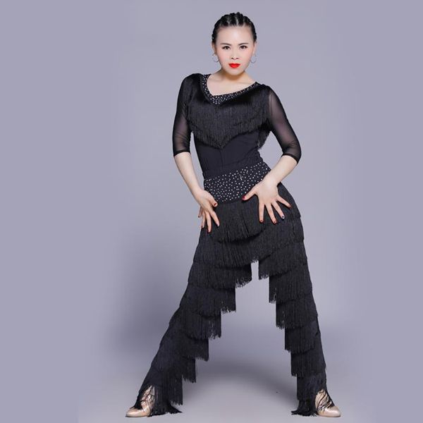 latin dance suit for ladies blue red black original tassel shirt women perform professional flamenco garments dw1054, Black;red
latin dance suit for ladies blue red black original tassel shirt women perform professional flamenco garments dw1054, Black;red