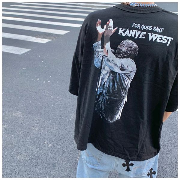 2021 spring new fashion high street washing water old gray black short sleeve men's retro portrait couple cotton t-shirt t2f5, White;black
2021 spring new fashion high street washing water old gray black short sleeve men's retro portrait couple cotton t-shirt t2f5, White;black