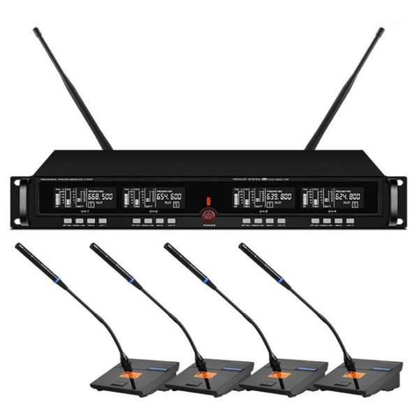 microphones professional uhf wireless microphone four-channel conference condenser school church room1
microphones professional uhf wireless microphone four-channel conference condenser school church room1