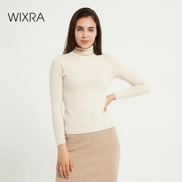 wixra women's soft solid knit sweaters ladies long sleeve turtleneck basic sweater pullovers autumn spring high stretch 1, White;black
wixra women's soft solid knit sweaters ladies long sleeve turtleneck basic sweater pullovers autumn spring high stretch 1, White;black