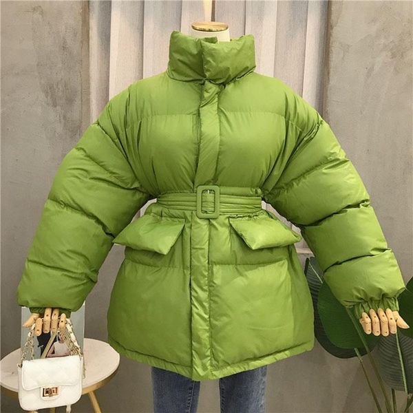 winter puffer coat female thick warm parka coat collar collar bubble coat korean cotton button down jacket with belt my14, Black
winter puffer coat female thick warm parka coat collar collar bubble coat korean cotton button down jacket with belt my14, Black