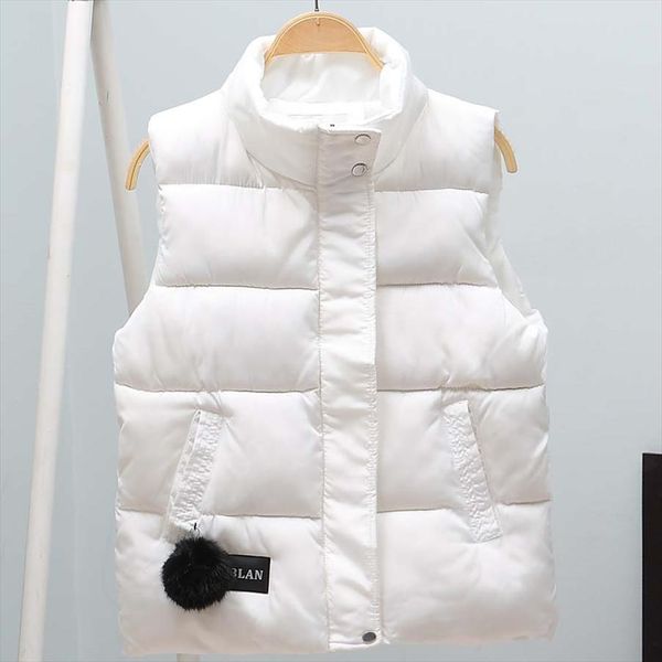women vest mandarin collar sleeveless short coat women jacket waistcoat female plus size chalecos para mujer 2020 autumn winter, Black;white
women vest mandarin collar sleeveless short coat women jacket waistcoat female plus size chalecos para mujer 2020 autumn winter, Black;white