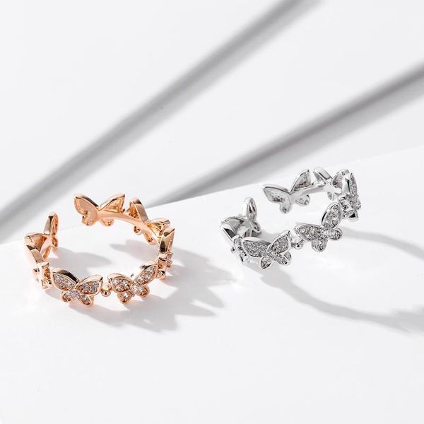 cluster rings fashion rose gold dancing butterfly insect open adjustable finger for women girls jewellery 2021, Golden;silver
cluster rings fashion rose gold dancing butterfly insect open adjustable finger for women girls jewellery 2021, Golden;silver