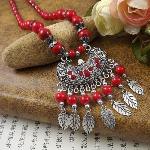 bohemia vintage ethnic leaf red stone tassel necklace for women gypsy sliver color long chain necklace for girls tibetan jewelry, Silver
bohemia vintage ethnic leaf red stone tassel necklace for women gypsy sliver color long chain necklace for girls tibetan jewelry, Silver