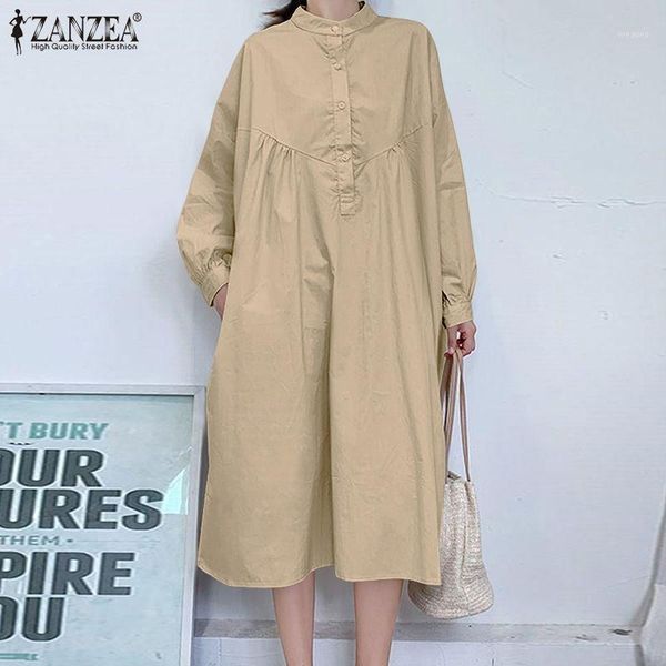 mid-calf dresses for women 2020 zanzea ladies vintage vestidos autumn solid sundress casual long sleeve robe femme plus size 5xl1, Black;gray
mid-calf dresses for women 2020 zanzea ladies vintage vestidos autumn solid sundress casual long sleeve robe femme plus size 5xl1, Black;gray