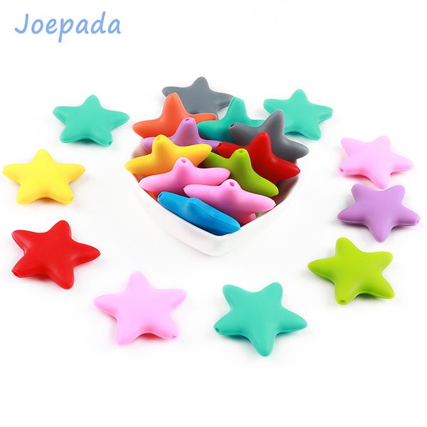 joepada 10pcs star silicone baby teething beads food grade material for diy baby teething necklace oral care baby teether y1221
joepada 10pcs star silicone baby teething beads food grade material for diy baby teething necklace oral care baby teether y1221