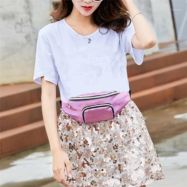 women's shiny zipper waist bag new fashionable soild color belt shoulder pack ladies' small belt money purse chest bags
women's shiny zipper waist bag new fashionable soild color belt shoulder pack ladies' small belt money purse chest bags
