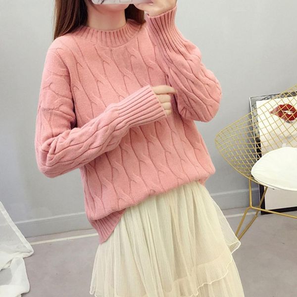 fashion sweater female half downneck female thickening new winter sweater slim all match elastic knit fashion slim sweaters bbyqyy lg2010, White;black
fashion sweater female half downneck female thickening new winter sweater slim all match elastic knit fashion slim sweaters bbyqyy lg2010, White;black