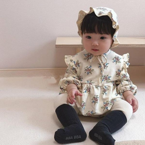2021 new autumn newborn bodysuits ruffle sleeve floral jumpsuit baby girls birthday clothes with hat imkl, Blue
2021 new autumn newborn bodysuits ruffle sleeve floral jumpsuit baby girls birthday clothes with hat imkl, Blue