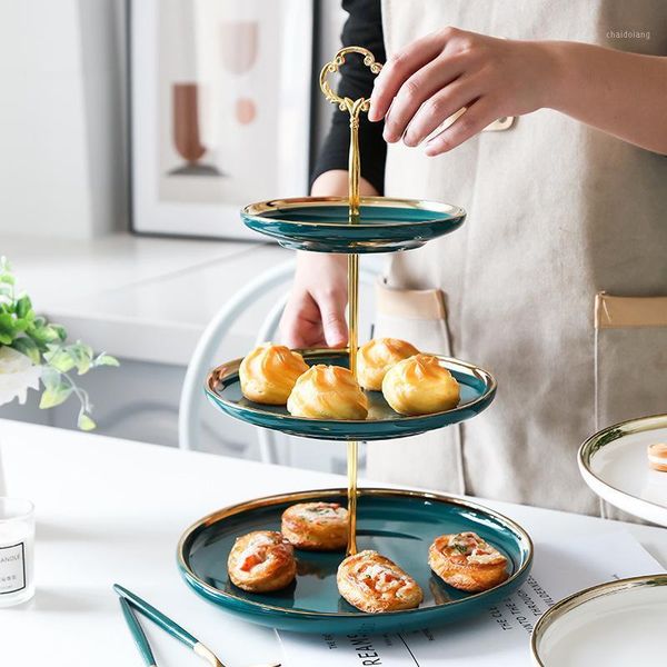 light luxury jinbian ceramic three-tier fruit plate cake rack home living room table multi-layer candy snack tray1
light luxury jinbian ceramic three-tier fruit plate cake rack home living room table multi-layer candy snack tray1