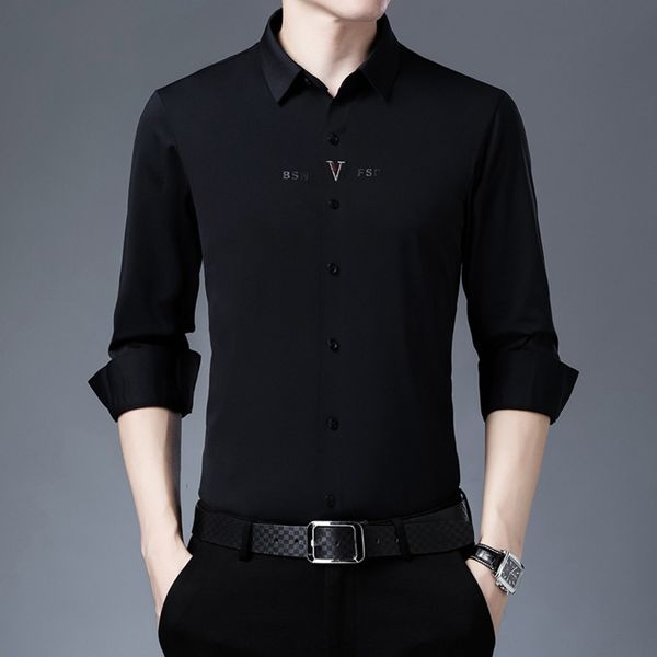 2020 spring and autumn new versatile embroidery traceless men's long sleeve shirt men's iron embroidered shirtshirt shirtshirt 3z5, Blue
2020 spring and autumn new versatile embroidery traceless men's long sleeve shirt men's iron embroidered shirtshirt shirtshirt 3z5, Blue