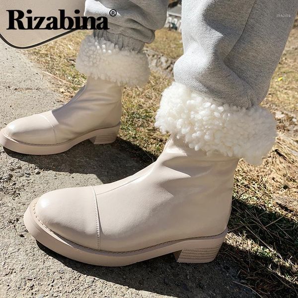 boots rizabina women short plush fur real leather zipper ankle fashion warm winter shoes footwear size 34-431, Black
boots rizabina women short plush fur real leather zipper ankle fashion warm winter shoes footwear size 34-431, Black