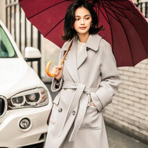 women's wool & blends long coat women runway ladies winter warm double breasted woolen coats blue clothes loose plus size parka ins bel, Black
women's wool & blends long coat women runway ladies winter warm double breasted woolen coats blue clothes loose plus size parka ins bel, Black
