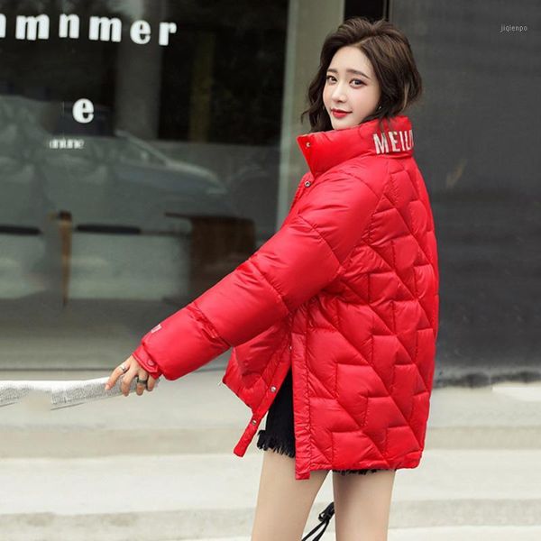 women's down & parkas 2021 womens thick winter coat loose stand collar female fashion short jacket cotton outerwear casaco feminino par, Black
women's down & parkas 2021 womens thick winter coat loose stand collar female fashion short jacket cotton outerwear casaco feminino par, Black