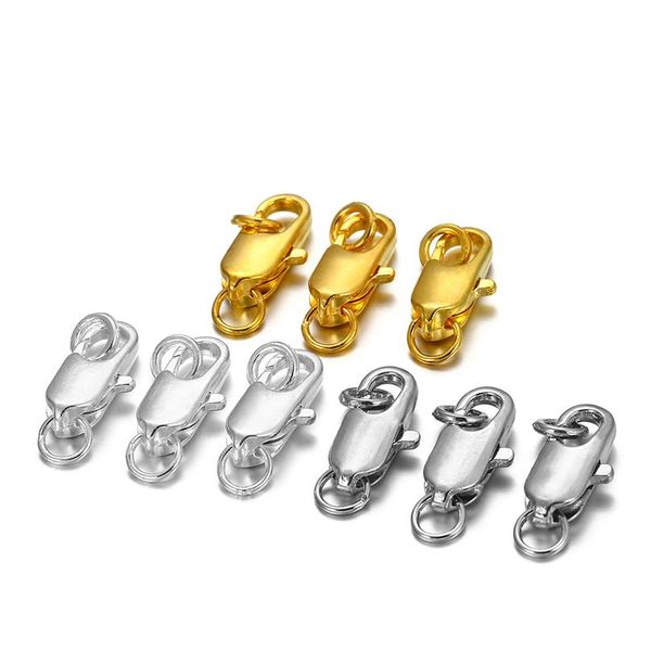 30pcs/lot swivel clasp with open jump ring necklace bracelet lobster clasp hooks for diy jewelry making supplies acc jllbpm, Silver
30pcs/lot swivel clasp with open jump ring necklace bracelet lobster clasp hooks for diy jewelry making supplies acc jllbpm, Silver