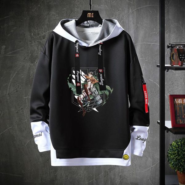 anime banana fish hooded costume teenagers cartoon hoodie men casual fake two-piece sweatshirt jacket c0127, Black
anime banana fish hooded costume teenagers cartoon hoodie men casual fake two-piece sweatshirt jacket c0127, Black
