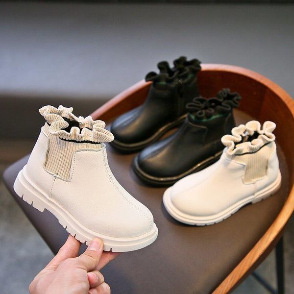 boots autumn 2021 fashion girls' cute short pure color plush children' leather versatile ermin little, Black;grey
boots autumn 2021 fashion girls' cute short pure color plush children' leather versatile ermin little, Black;grey