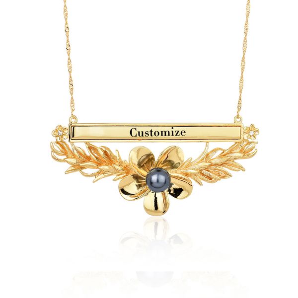 necklace of lover's personalized capital letters chains customize name pendants water wave hawaiian plumeria necklace for women, Silver
necklace of lover's personalized capital letters chains customize name pendants water wave hawaiian plumeria necklace for women, Silver