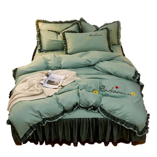 nordic style creative luxury bedding set with lace aesthetic fluffy bedding set bedroom juegos de cama four-piece suit bd50cj1
nordic style creative luxury bedding set with lace aesthetic fluffy bedding set bedroom juegos de cama four-piece suit bd50cj1