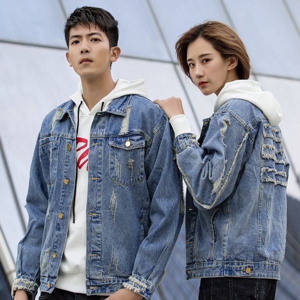 dlz9p spring couple autumn denim korean style trendy and tooling denim men's loose jacketjacket handsome jacket fc0nr clothing men', Blue
dlz9p spring couple autumn denim korean style trendy and tooling denim men's loose jacketjacket handsome jacket fc0nr clothing men', Blue