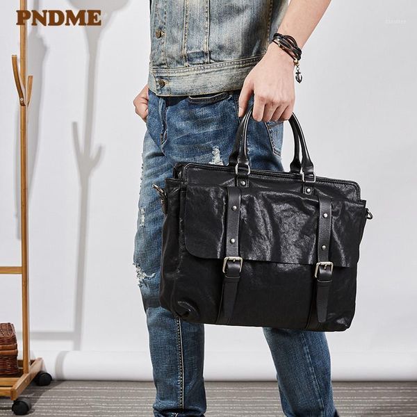 briefcases pndme fashion casual genuine leather men's briefcase luxury design natural real cowhide handbag lapshoulder messenger ba
briefcases pndme fashion casual genuine leather men's briefcase luxury design natural real cowhide handbag lapshoulder messenger ba