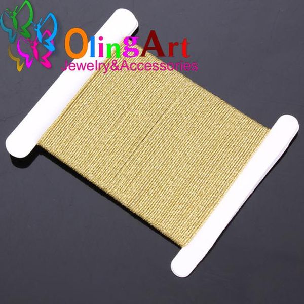 olingart 0.8mm/1.0mm/2.0mm/2.4mm gold silver thread color line chinese knot string knit cord ropes line wire diy jewelry making wmtmlo
olingart 0.8mm/1.0mm/2.0mm/2.4mm gold silver thread color line chinese knot string knit cord ropes line wire diy jewelry making wmtmlo